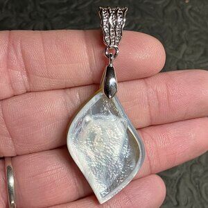 Bear Mother of Pearl Pendant